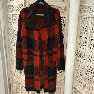 Buffalo plaid sweater